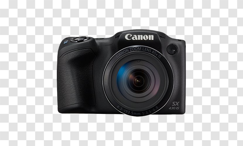 Canon PowerShot SX420 IS 20.0 MP Compact Digital Camera - Pointandshoot - 720pBlack SX430 1068C001 Is 720p With 32GB Card And FocusCamera Transparent PNG