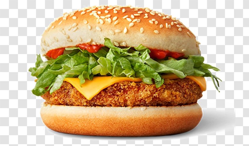 Veggie Burger Hamburger Vegetarian Cuisine Fast Food Barbecue Sauce - Sandwich - Mcdonald Transparent PNG