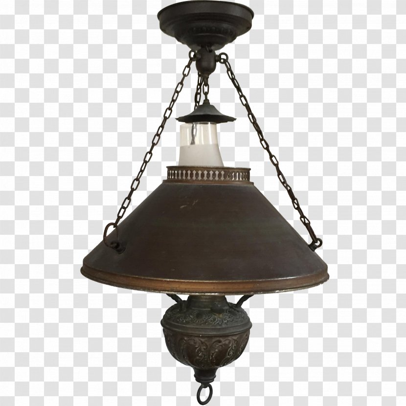 Light Fixture Oil Lamp Lighting Pendant Chandelier - Antique - Hanging Board Transparent PNG