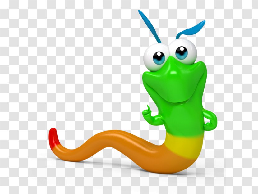 Gummi Candy Worm Drawing Clip Art - Amphibian - Gummy Worms Transparent PNG