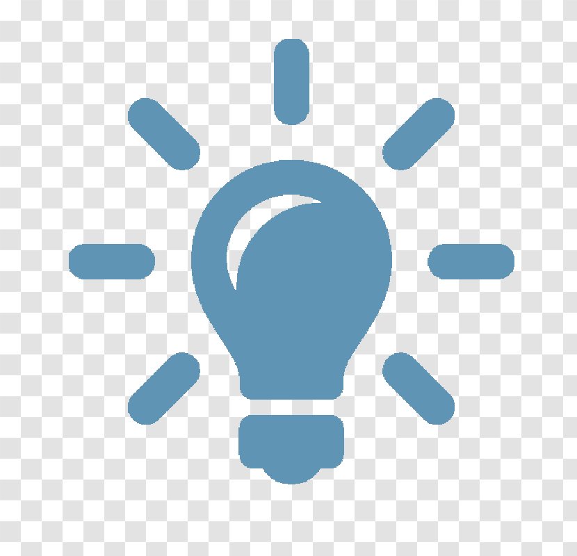 Clip Art Idea Incandescent Light Bulb - Blue - Ideia Infographic Transparent PNG