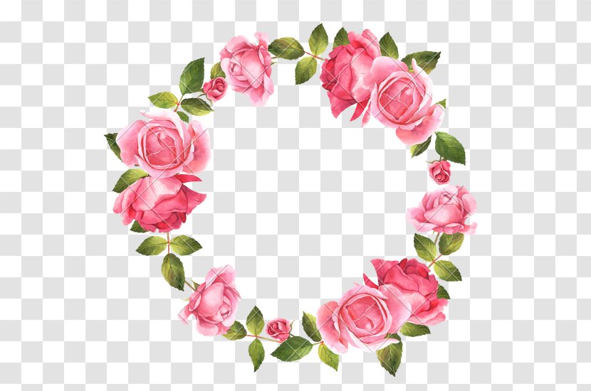 Garden Roses Watercolor Painting - Royaltyfree - Flower Wreath Transparent PNG