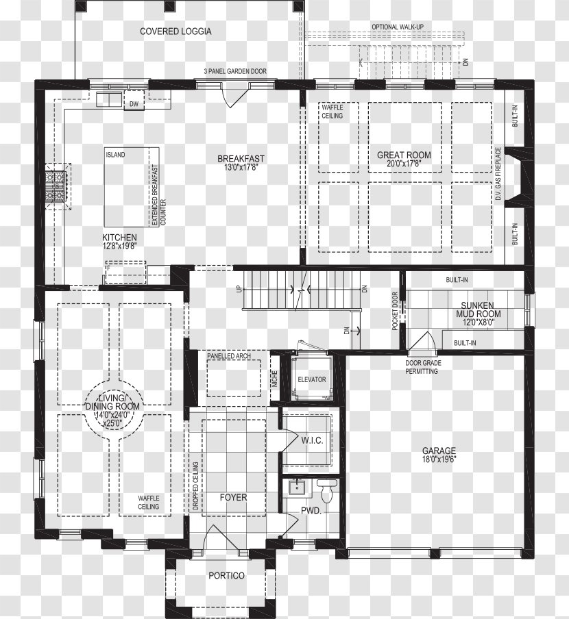 Floor Plan Architecture Storey - 3d - Design Transparent PNG