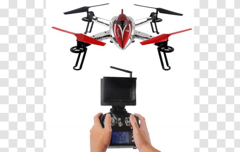 Helicopter FPV Quadcopter First-person View Radio Control - Model Building Transparent PNG