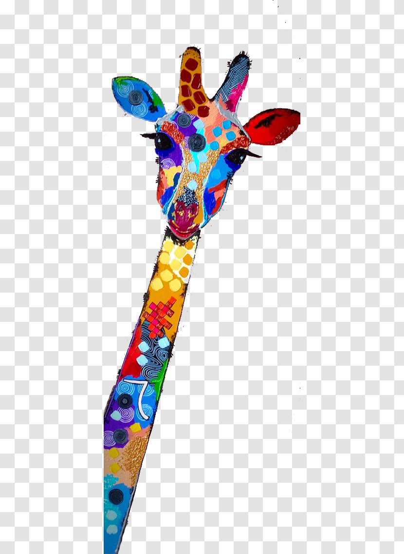 Northern Giraffe Watercolor Painting Illustration Transparent PNG