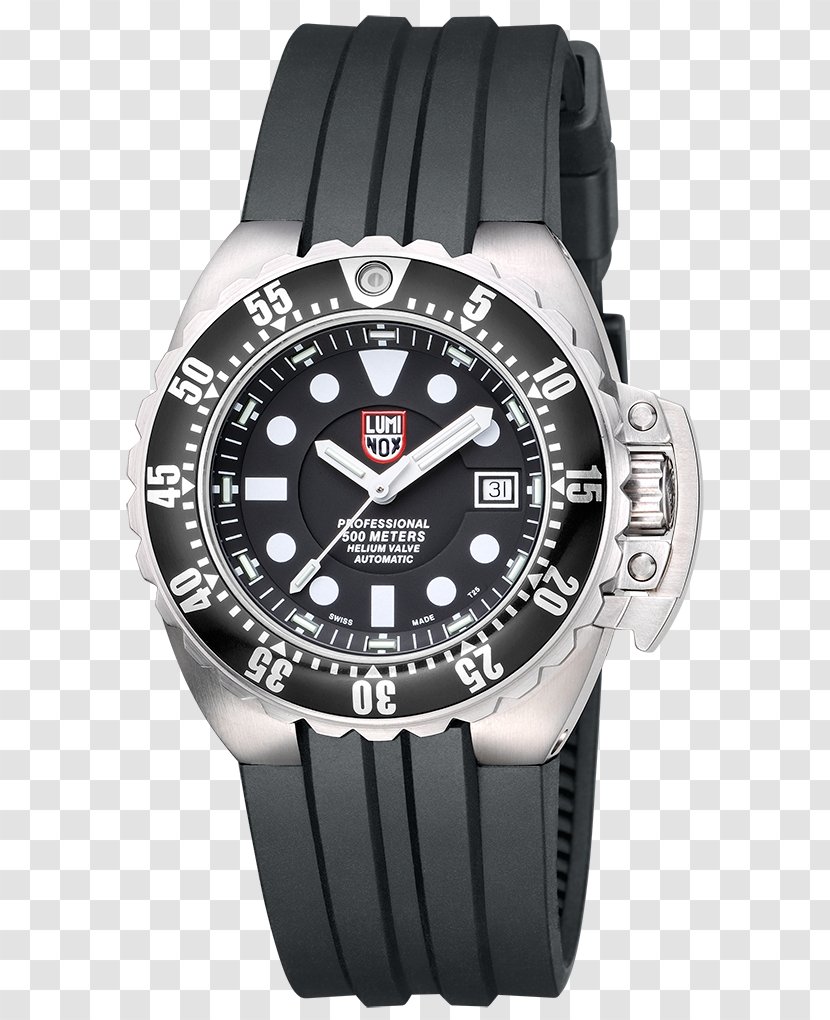 Luminox Diving Watch Automatic Strap - Deep Sea Diver Transparent PNG