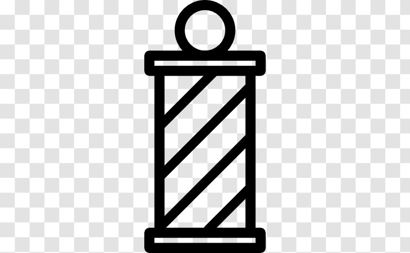 Car Park Disabled Parking Permit Curb Cut Accessibility Disability - Black And White - Barber Pole Transparent PNG
