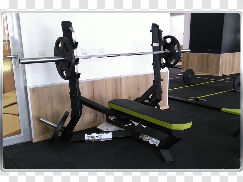 Physical Fitness Bench Press Weightlifting Machine Centre - Upholstery Transparent PNG
