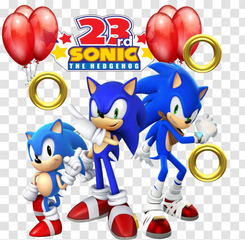 Sonic The Hedgehog Ariciul Emerald Anniversary Shadow - Happy Birthday To You - Running Transparent PNG