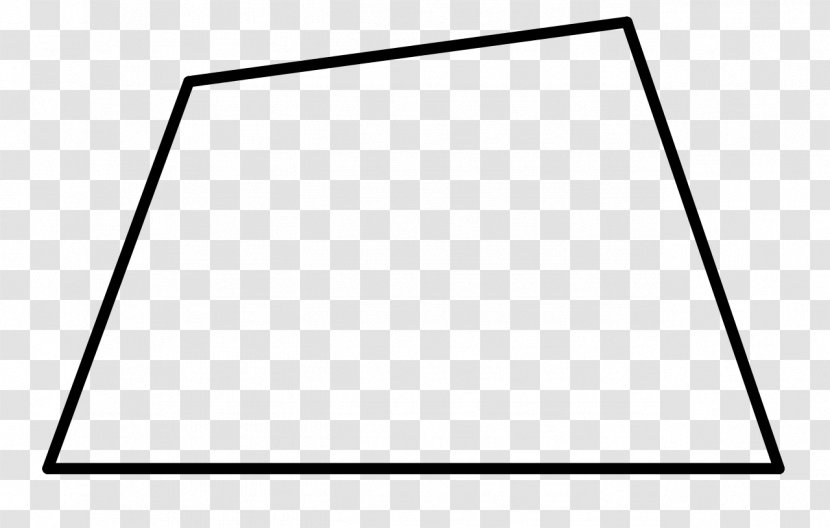 Quadrilateral Rectangle Trapezoid Parallel - Line Art - Shape Transparent PNG