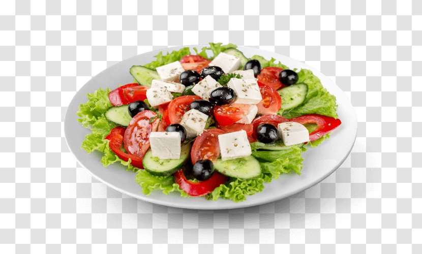 Greek Salad Pizza Cuisine Caprese - Delivery Transparent PNG