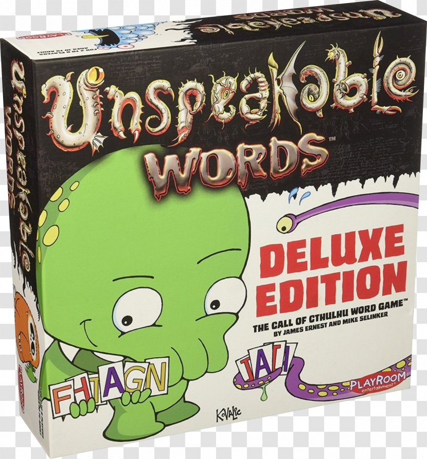 Unspeakable Words Boggle Call Of Cthulhu: The Card Game Fightin' - Boardgamegeek - Word Transparent PNG