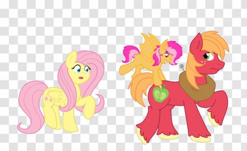 Pony Horse Clip Art - Cartoon - Applejack And Big Mac Transparent PNG