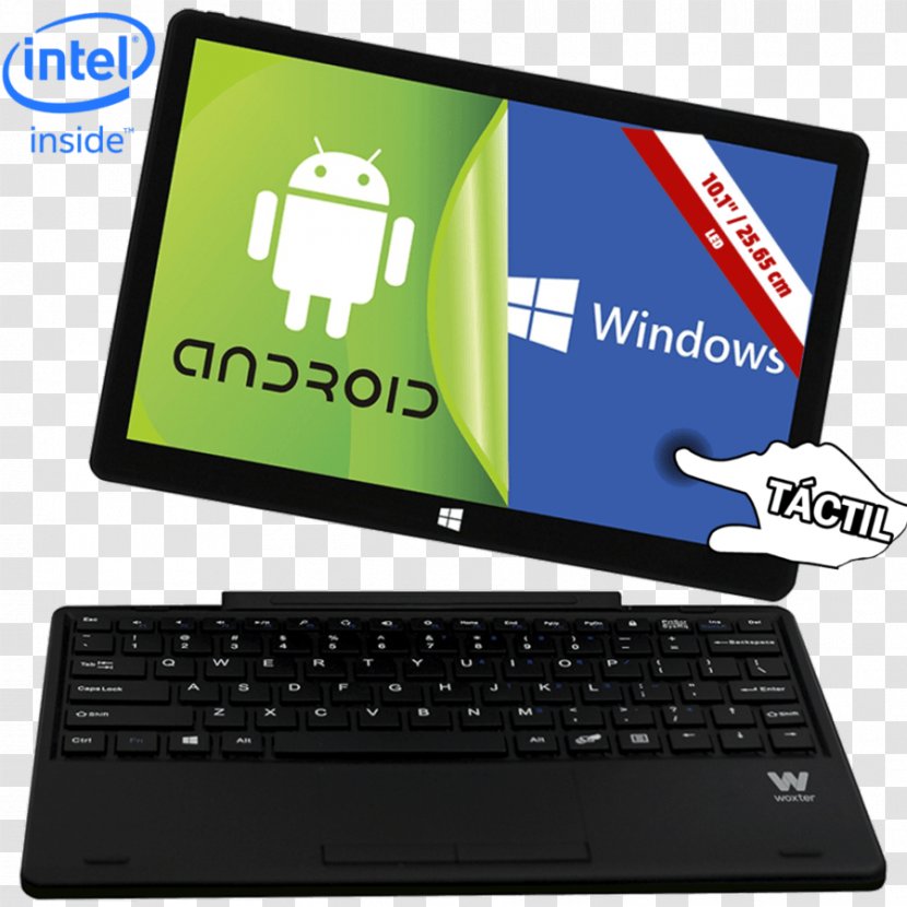 Netbook Woxter - Computer Hardware - SX 220 16GB Black Tablet Laptop Android ComputerLaptop Transparent PNG
