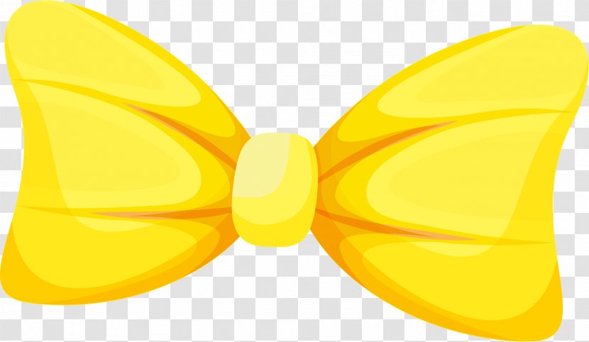 Monarch Butterfly Yellow - Little Fresh Bow Tie Transparent PNG