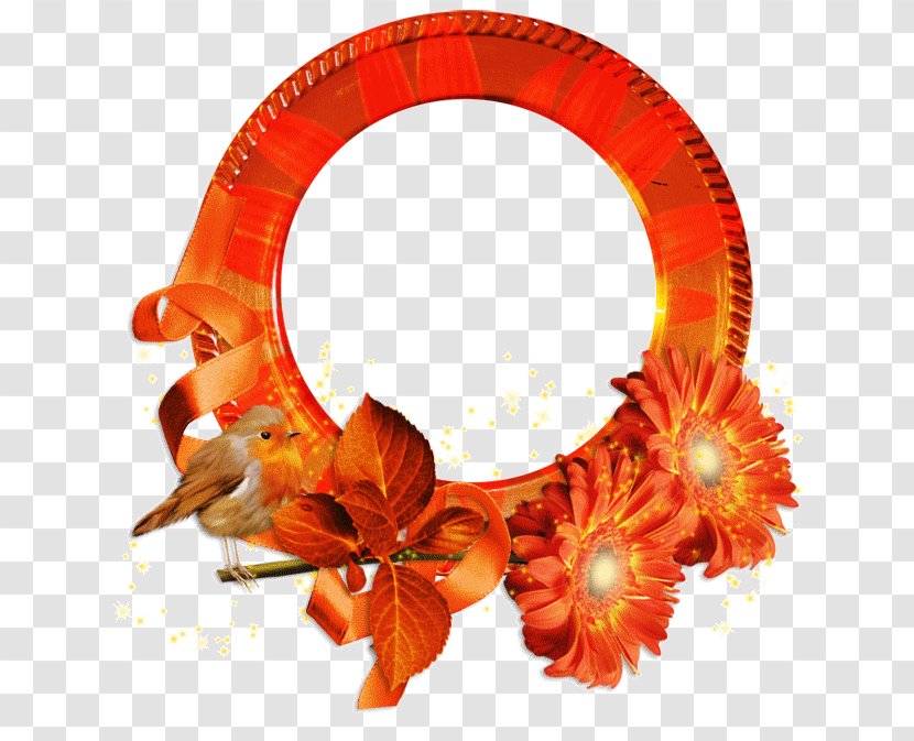 Autumn JPEG Centerblog Image Design - Flower - Orange Transparent PNG