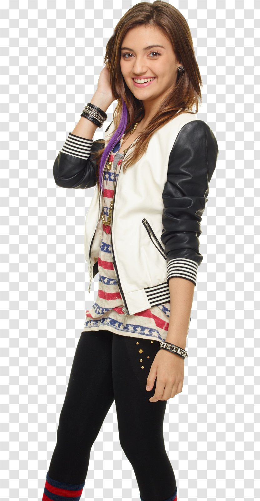 Daniela Nieves Every Witch Way Andi Cruz Leather Jacket - Flower - Andy Transparent PNG