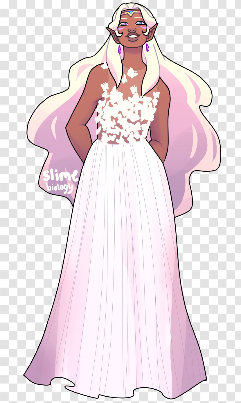 Gown Fairy Woman Dress - Heart Transparent PNG