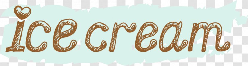 Ice Cream Coffee Dessert - Number - Text Transparent PNG