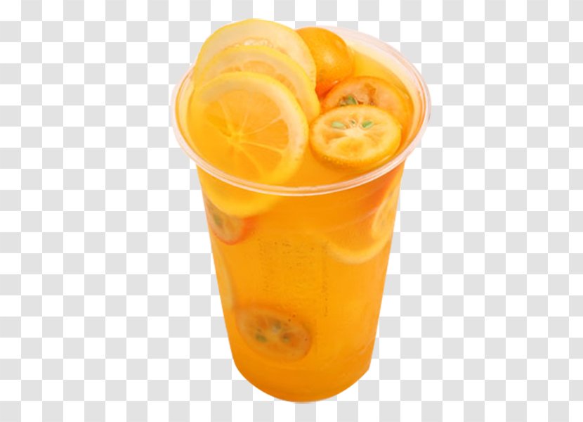 Orange Juice Tea Fuzzy Navel Lemonade Drink - Yellow Lemon Flavor Fresh Fruit Transparent PNG