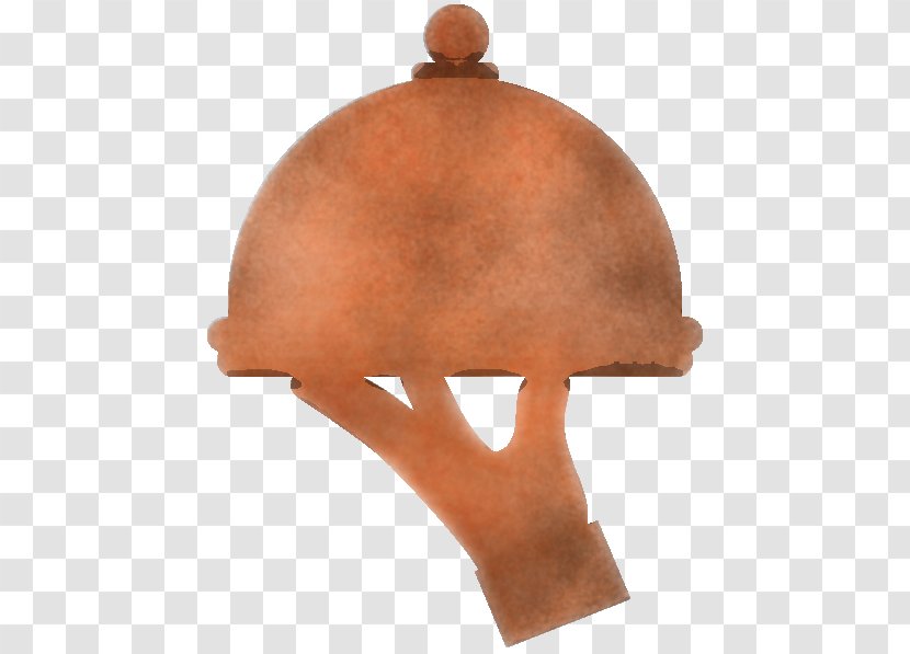 Helmet Personal Protective Equipment Brown Headgear Mushroom - Beige Transparent PNG