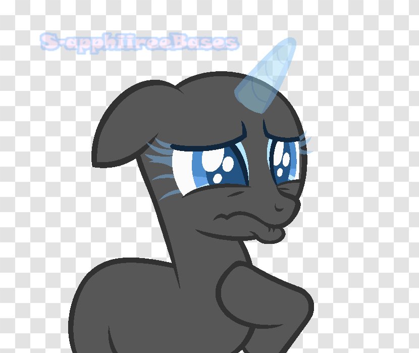 Pony Horse Cat Image Cartoon - Head - Mlp Base Transparent PNG