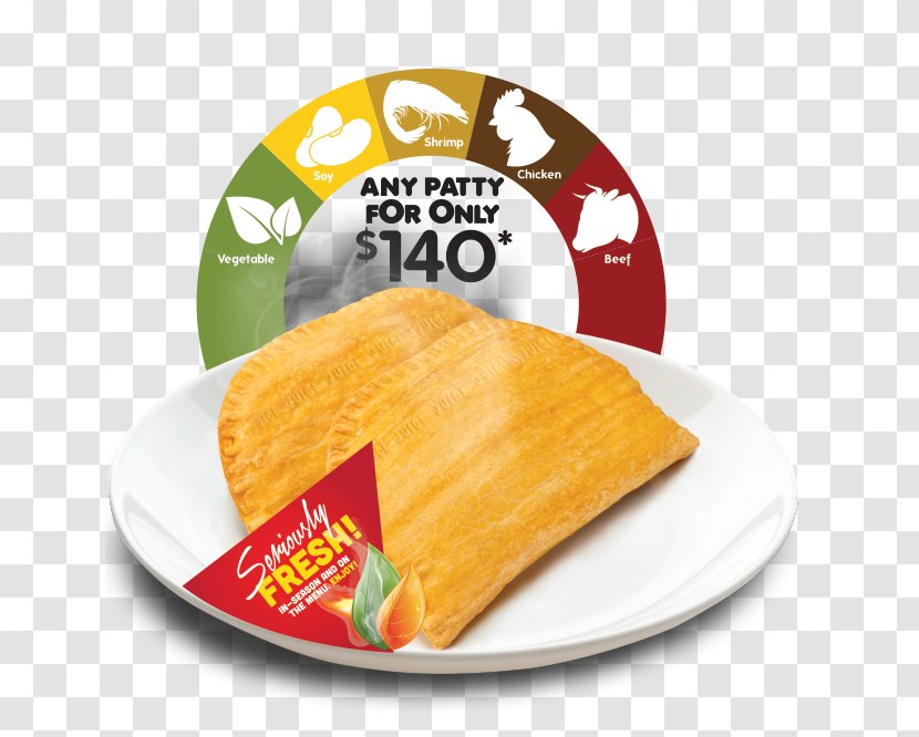 Toast Callaloo Jamaican Patty Cuisine Ackee And Saltfish - Patties Transparent PNG