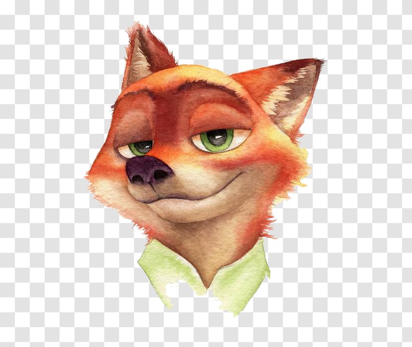 Red Fox Feeding Zoo Illustration - Zootopia - Crazy Animal City Transparent PNG