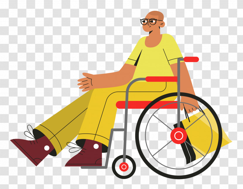 Sitting On Wheelchair Wheelchair Sitting Transparent PNG