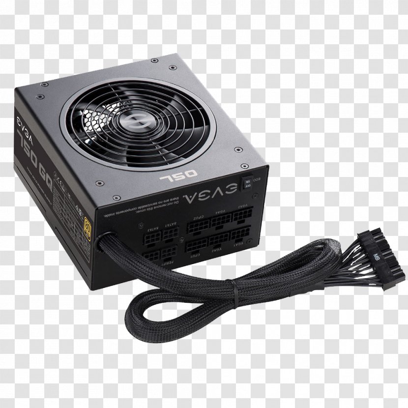 Power Supply Unit 80 Plus EVGA Corporation ATX Converters - Evga - Computer Transparent PNG