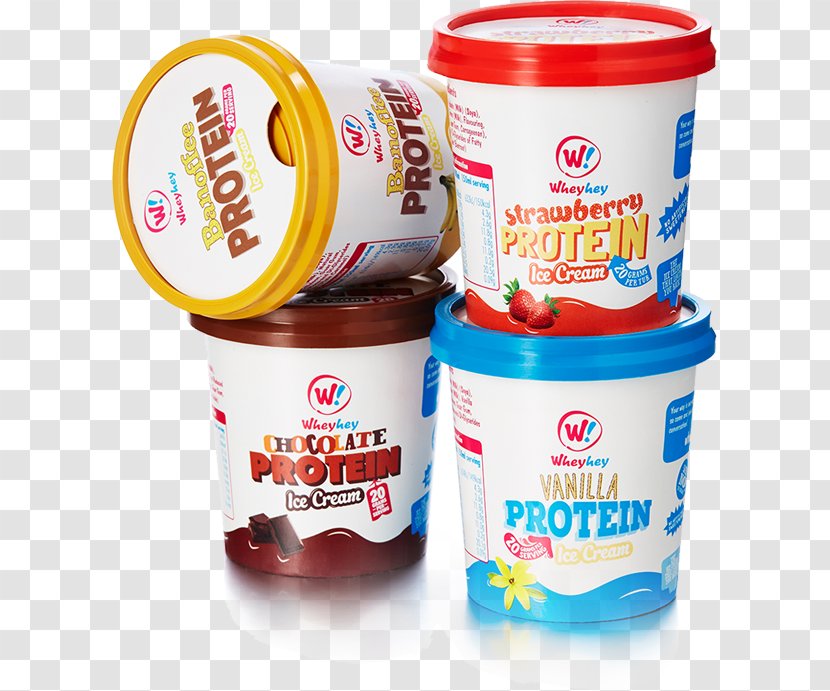 Ice Cream Wheyhey Piña Colada - Fruit Preserve - High Protein Transparent PNG
