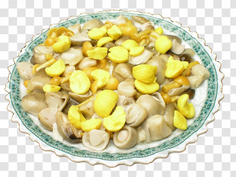 Chinese Chestnut Vegetarian Cuisine Sweet - Fried Mushrooms Transparent PNG