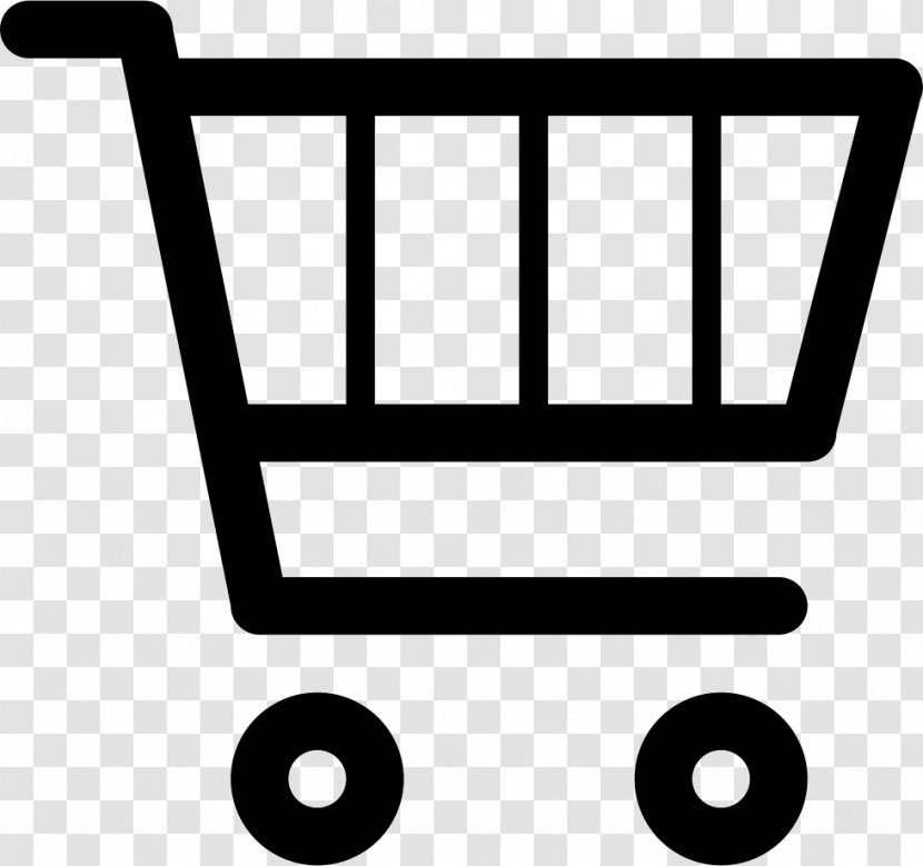 Shopping Cart Online Wagon - Black And White - Ecommerce Transparent PNG