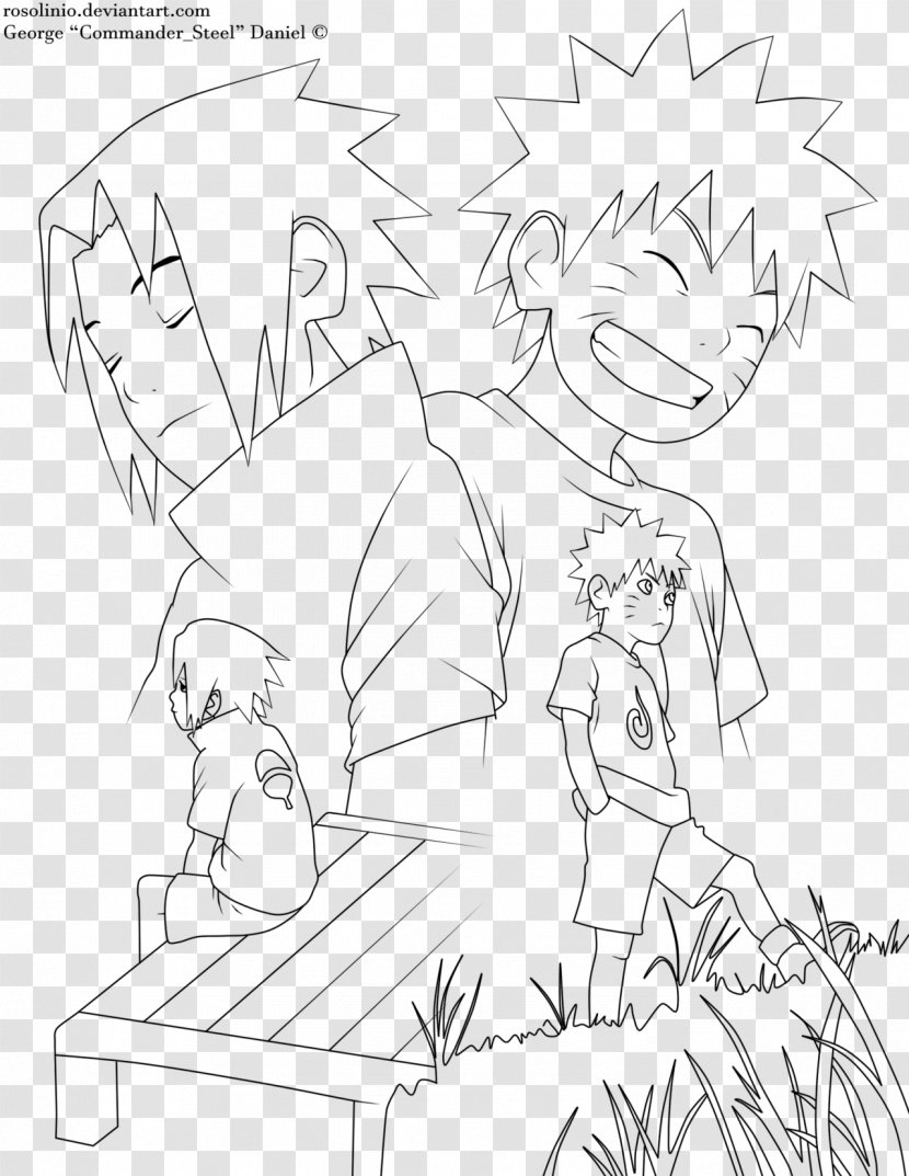 Line Art Red John Sasuke Uchiha Drawing Naruto - Human Behavior - And Saski 2017 Transparent PNG