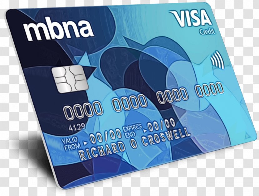 Watercolor Card - Bank - Technology Mbna Transparent PNG