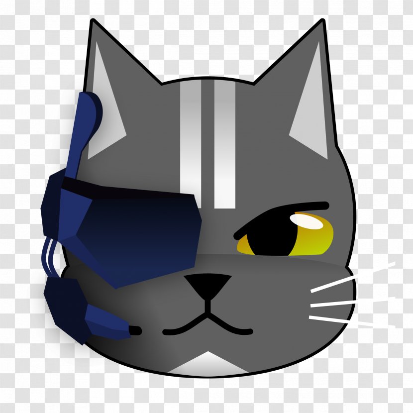 Cat Clip Art - Fictional Character - Futuristic Background Transparent PNG