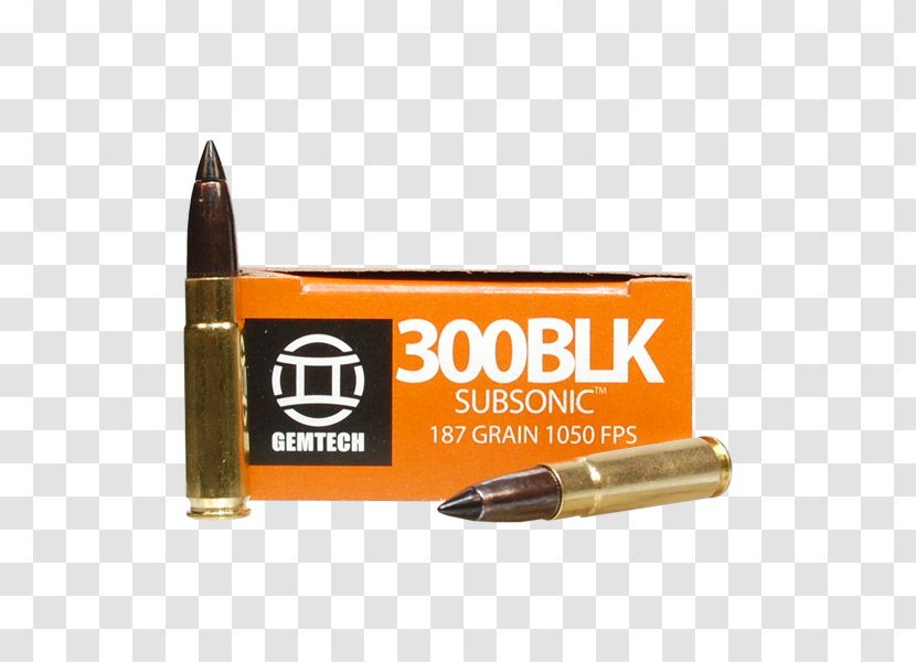 Bullet .300 AAC Blackout Advanced Armament Corporation Ammunition Product - Shopping - Subsonic Transparent PNG