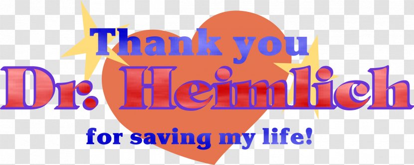Thank You, Dr. Heimlich! Clip Art - Area - You For Transparent PNG