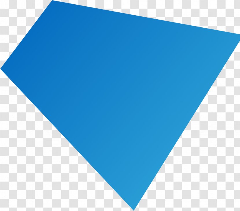 Line Triangle Turquoise - Azure Transparent PNG