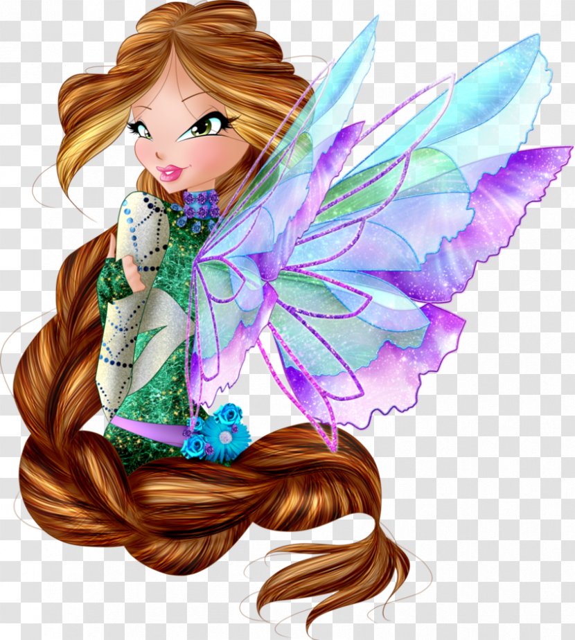 Flora Tecna Musa Fairy Bloom - Doll Transparent PNG