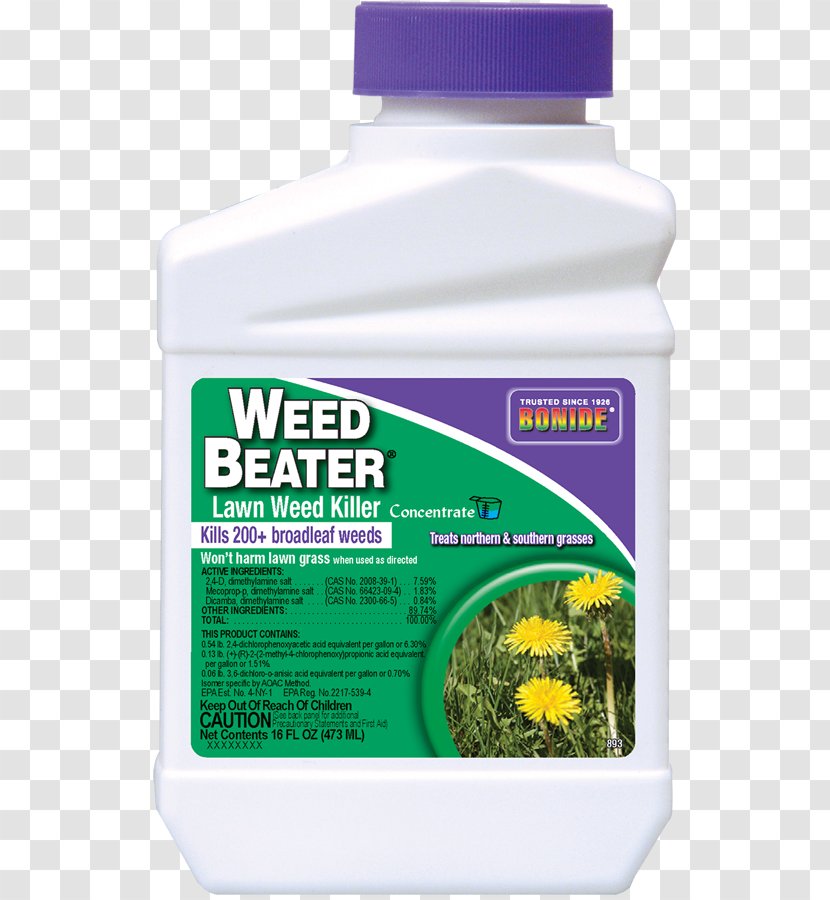 Herbicide Weed Control Lawn Garden - Glyphosate - Noxious Transparent PNG