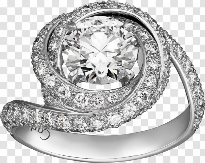 Engagement Ring Wedding Diamond Brilliant - Cartier Transparent PNG