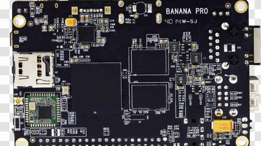 Central Processing Unit Banana Pi TV Tuner Card Pro ARM Cortex-A7 - Arm Architecture - Computer Transparent PNG