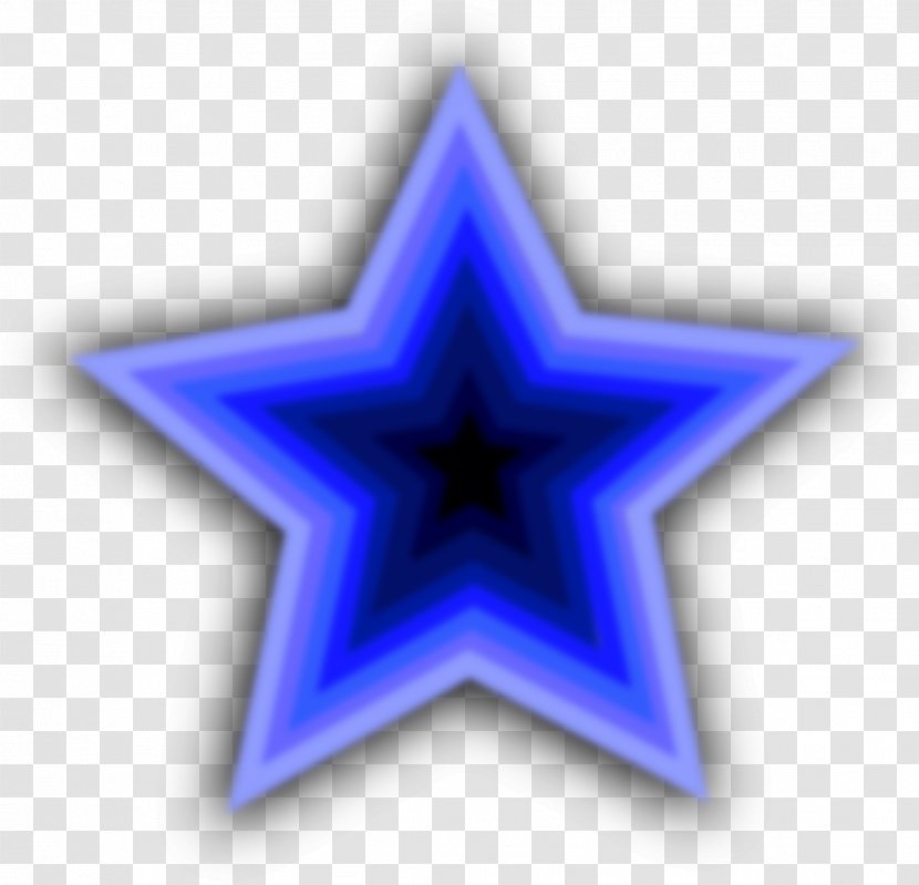 Star Clip Art - Cobalt Blue Transparent PNG