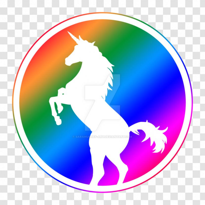 Unicorn Legendary Creature Silhouette Color - Purple - Silhoutte Transparent PNG