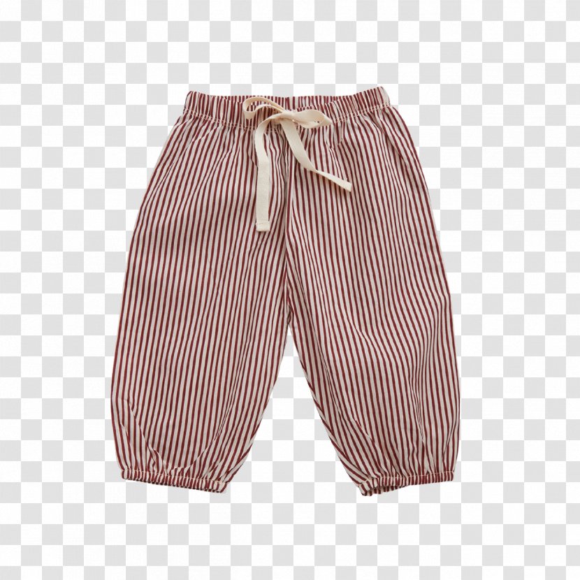 Bermuda Shorts Pants - Vertical Stripe Transparent PNG