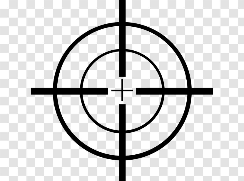 Reticle Telescopic Sight Clip Art - Symmetry Transparent PNG