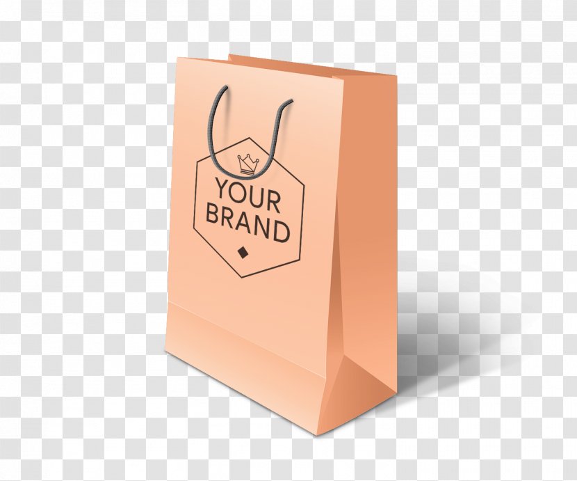 Paper Bag Shopping - Sack - Interchangeable Logo Transparent PNG