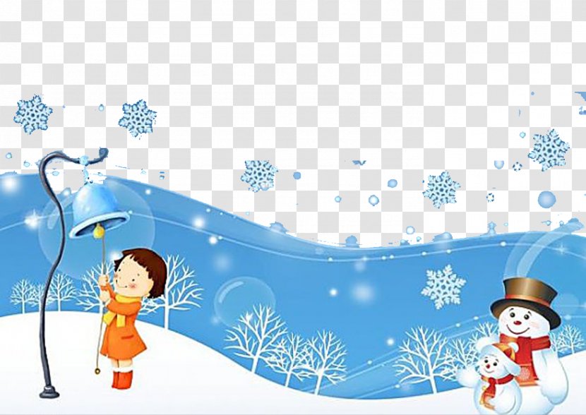 Winter Snowman Chengyu Clip Art - Bells Transparent PNG