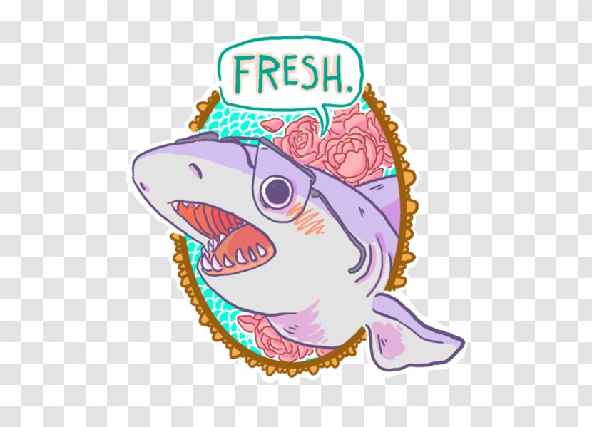 Shark T-shirt Drawing Fish - Area - Cute Transparent PNG